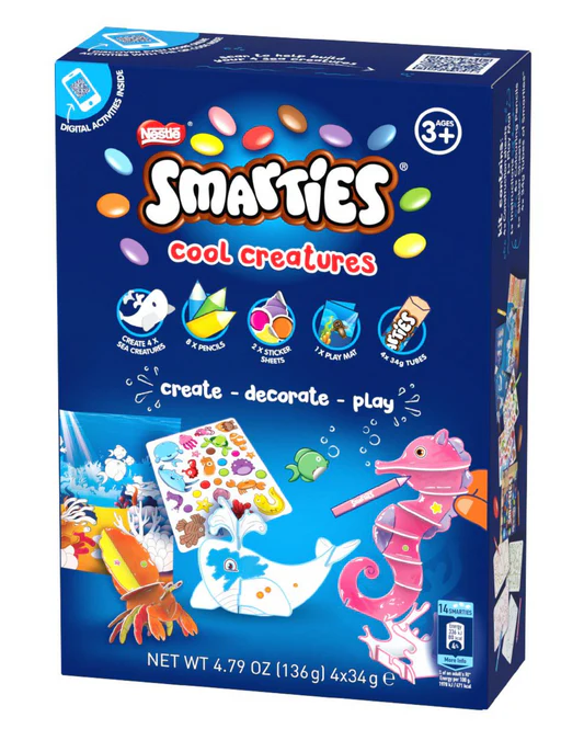 Smarties Cool Creatures Set 4x34g=136g