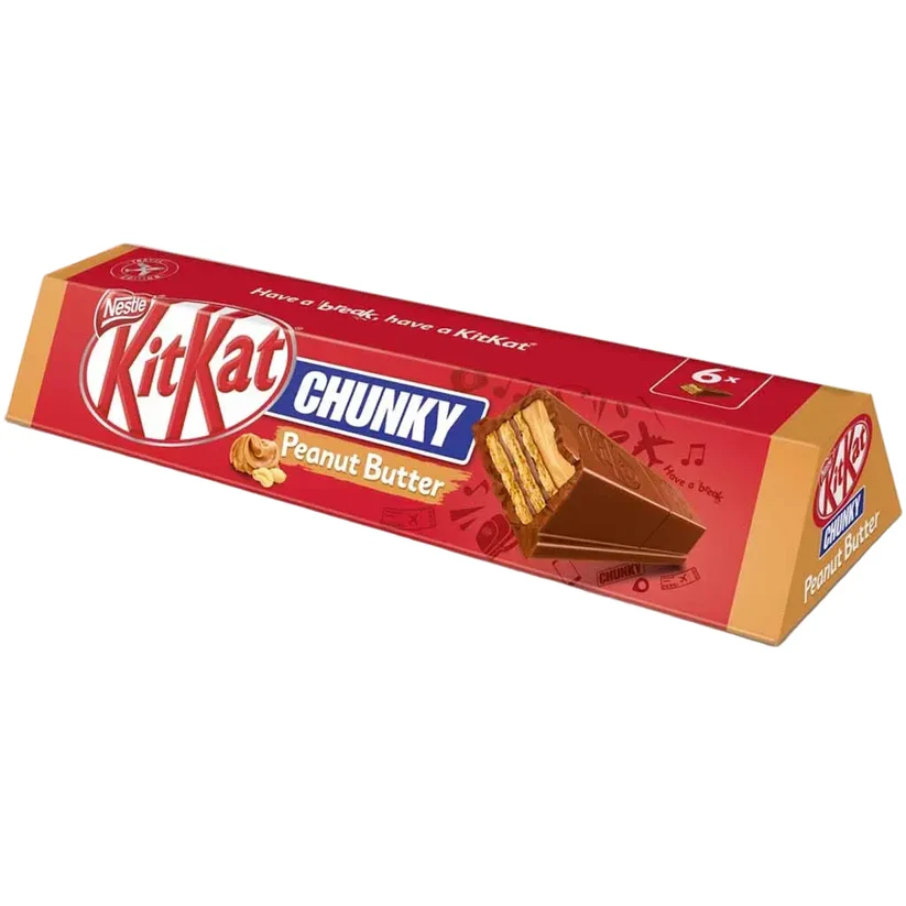 KitKat Chunky Peanut Butter travel edition 6er (252g)
